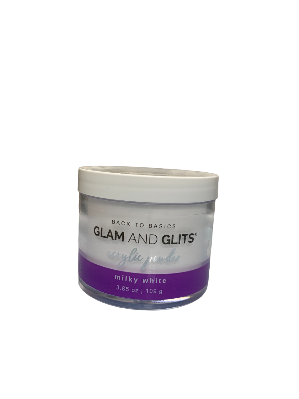 Glam and Glits Acrylic Powder - GLGLMW - Milky White